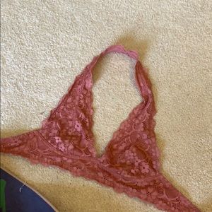 Free people small bra in rust